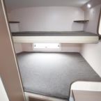 常設ベッド+折り畳み2段ベッド